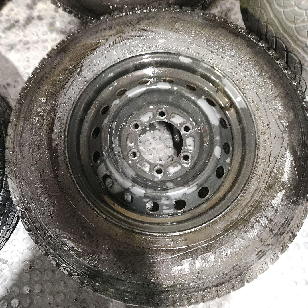 195/80R15　107/105　スタッドレス ハイエース鉄ホイール付き