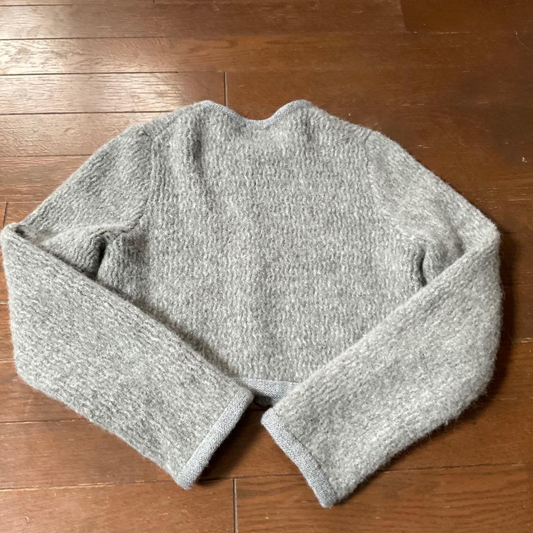 フレイアイディー ブークレヤーンコンパクトニットジャケット