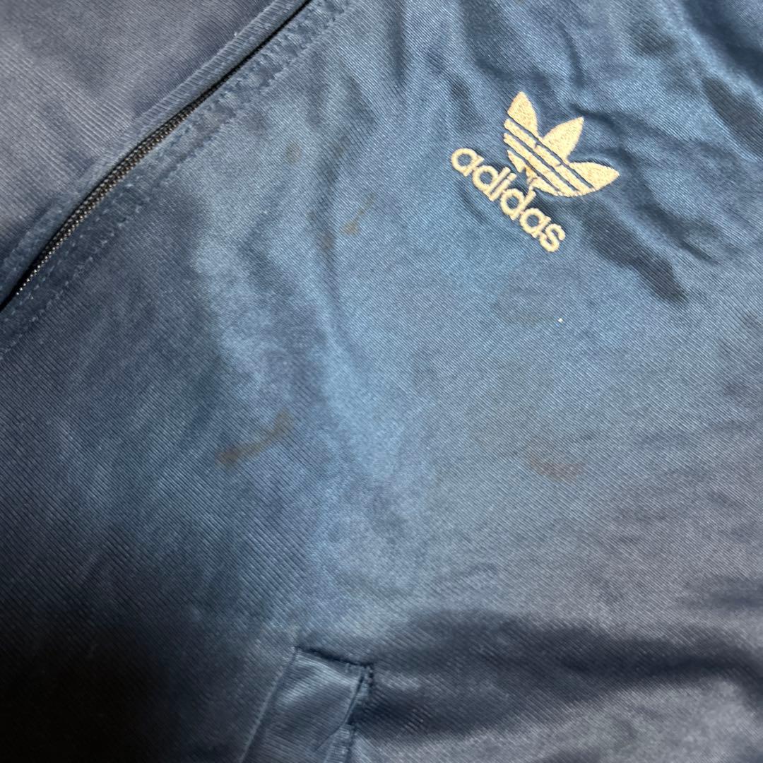 80s adidas ATP USA製トラックジャケット ネイビー