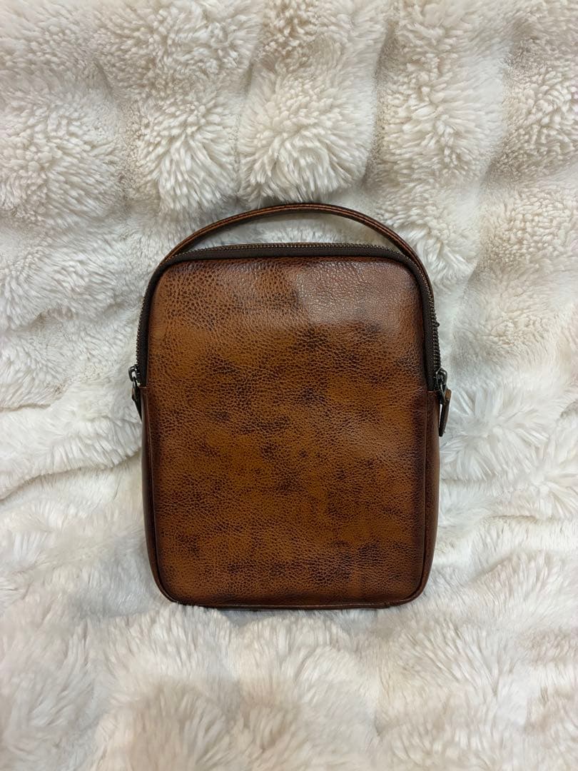 ロオムプレッセ 本革（牛革）ショルダーバッグ 日本製 未使用 メンズ