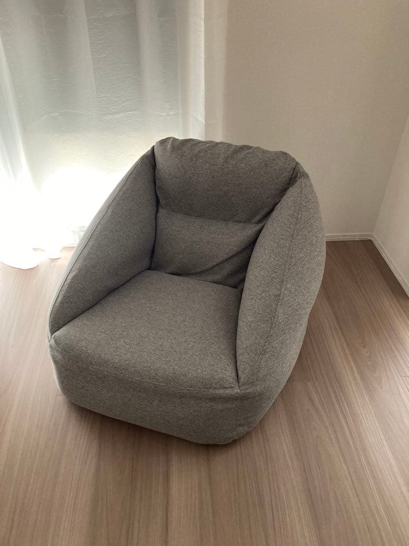 無印良品 空気でできたソファ チャコール