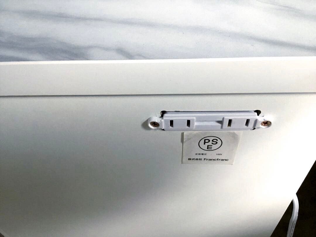 Francfranc エルドラド コスメデスク 白 大理石調 フランフラン