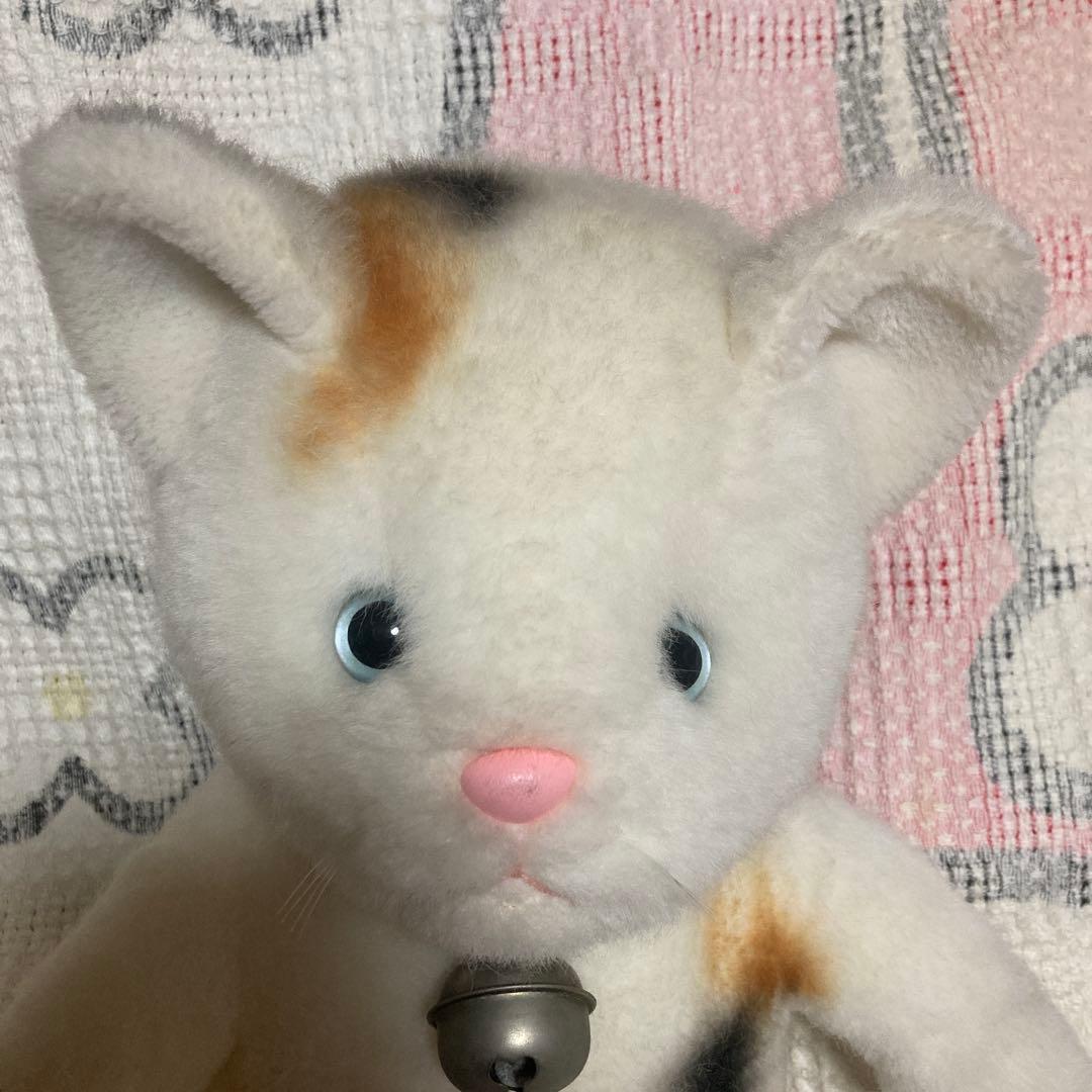 昭和レトロ　ヴィンテージ　 株エルフ　猫　ぬいぐるみ　中古品　日本製