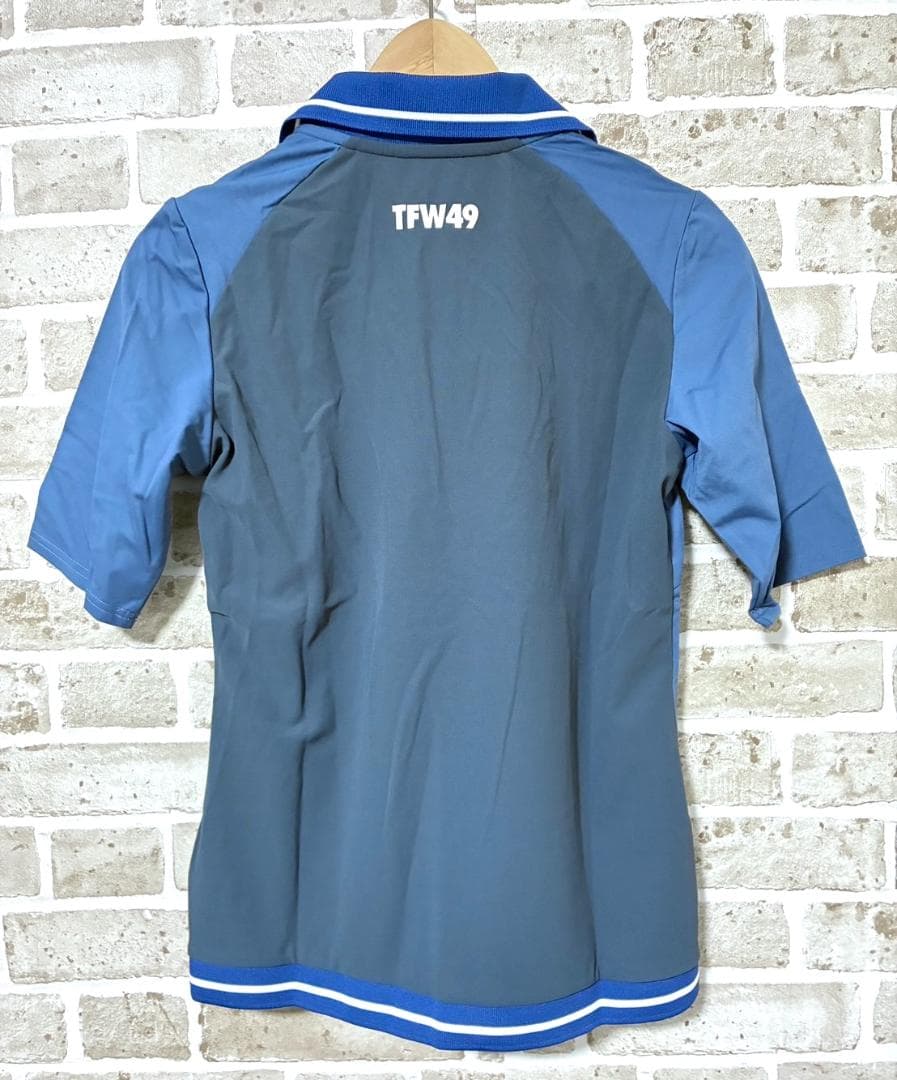 【フォロー割】限定1着 新品 TFW49 スキッパーポロシャツシャツ Lサイズ