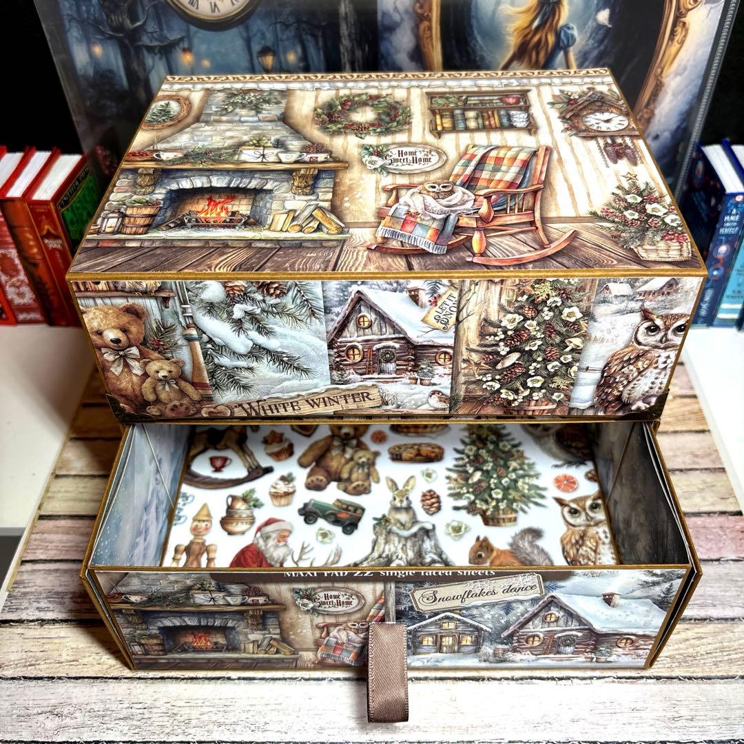 ４１０新スタンペリアTHEOWL’S HOUSEおすそ分け引き出し付収納ボックス