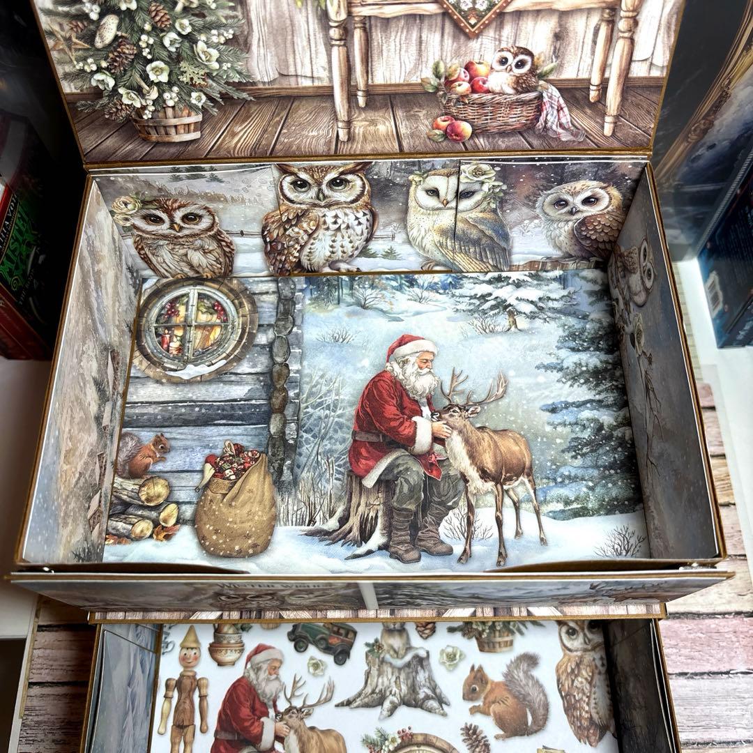 ４１０新スタンペリアTHEOWL’S HOUSEおすそ分け引き出し付収納ボックス