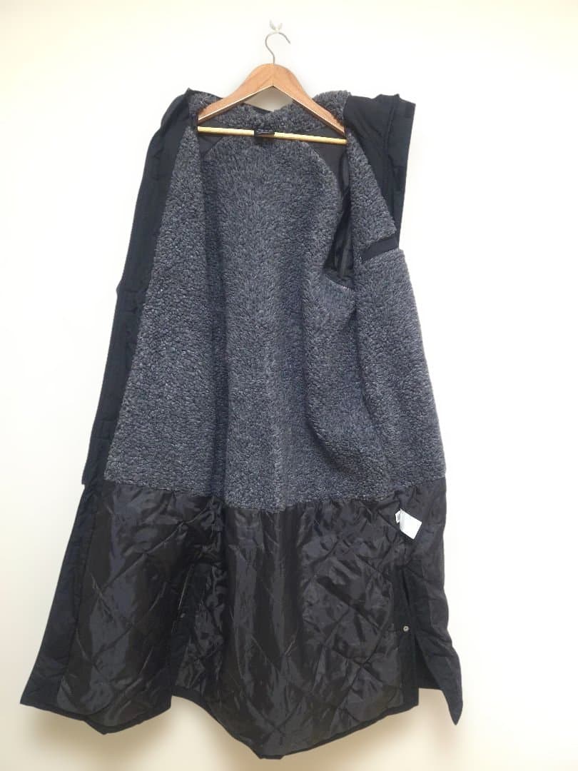 adidas　ベンチコート　黒　climaproof ロングコート ボア XL