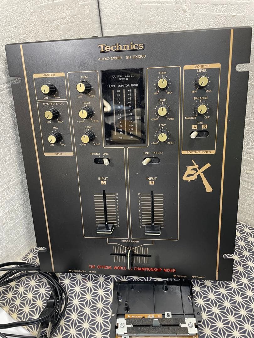 Technics テクニクス　SH-EX1200 メンテナンス　予備CHフェーダ