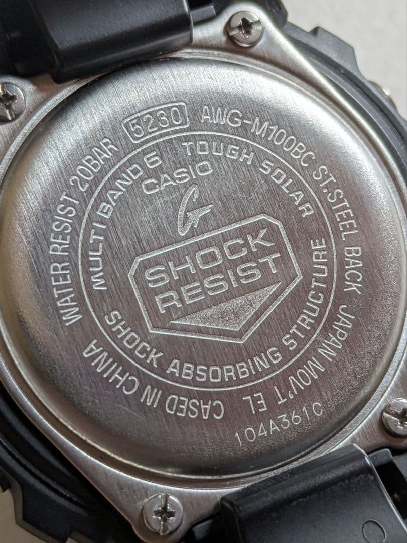 CASIO / G−SHOCK / AWG−M100BC−1AJF