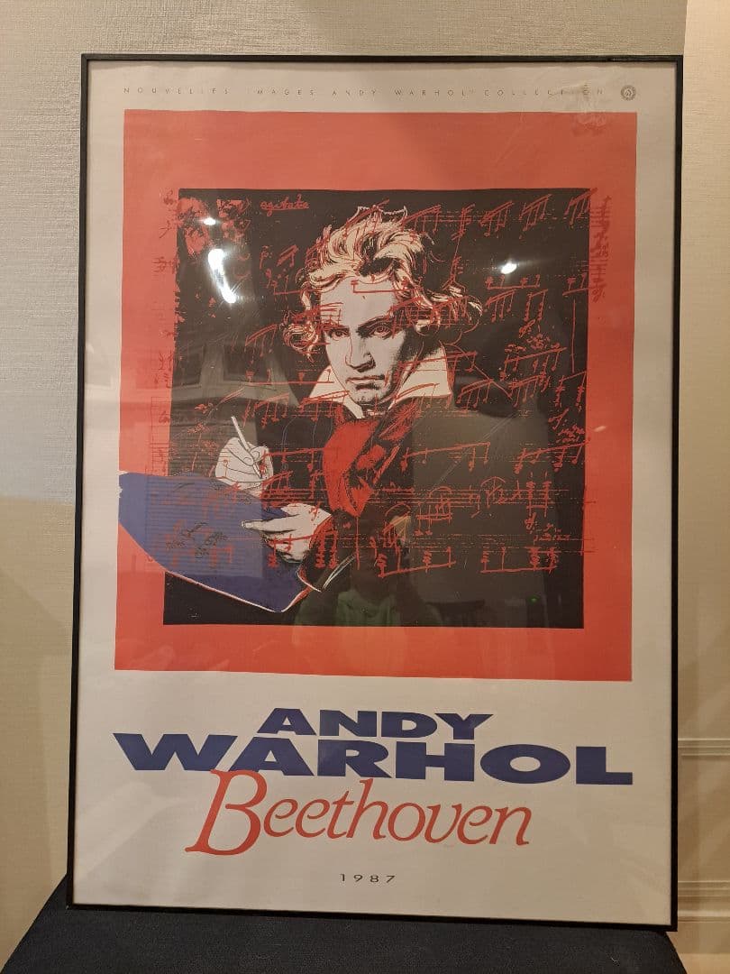 【希少ポスター】アンディ・ウォーホル　ベートーベン　ベートーベン　ブルーブック