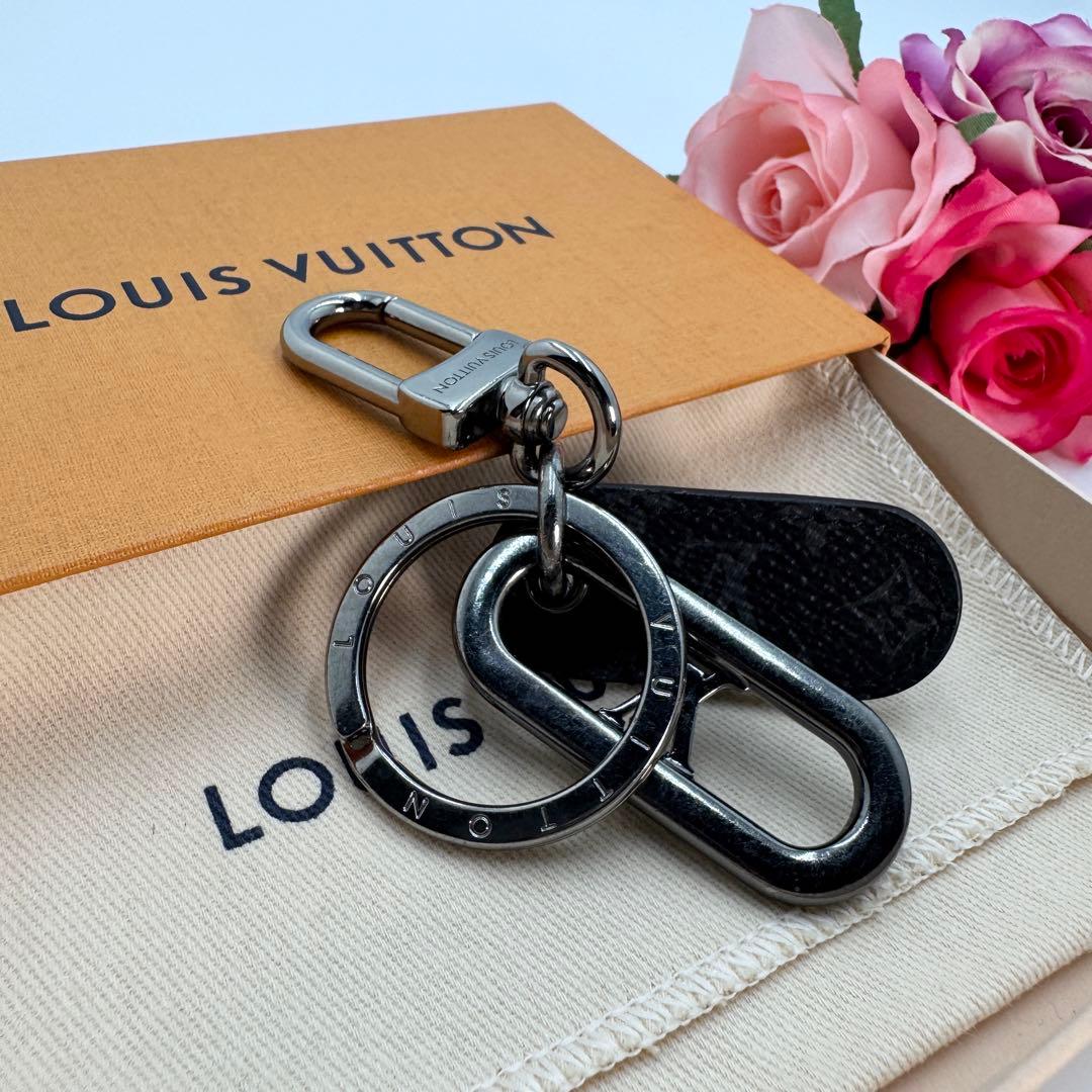 【美品】ルイヴィトン エクリプス シグネチャー チェーン キーホルダー