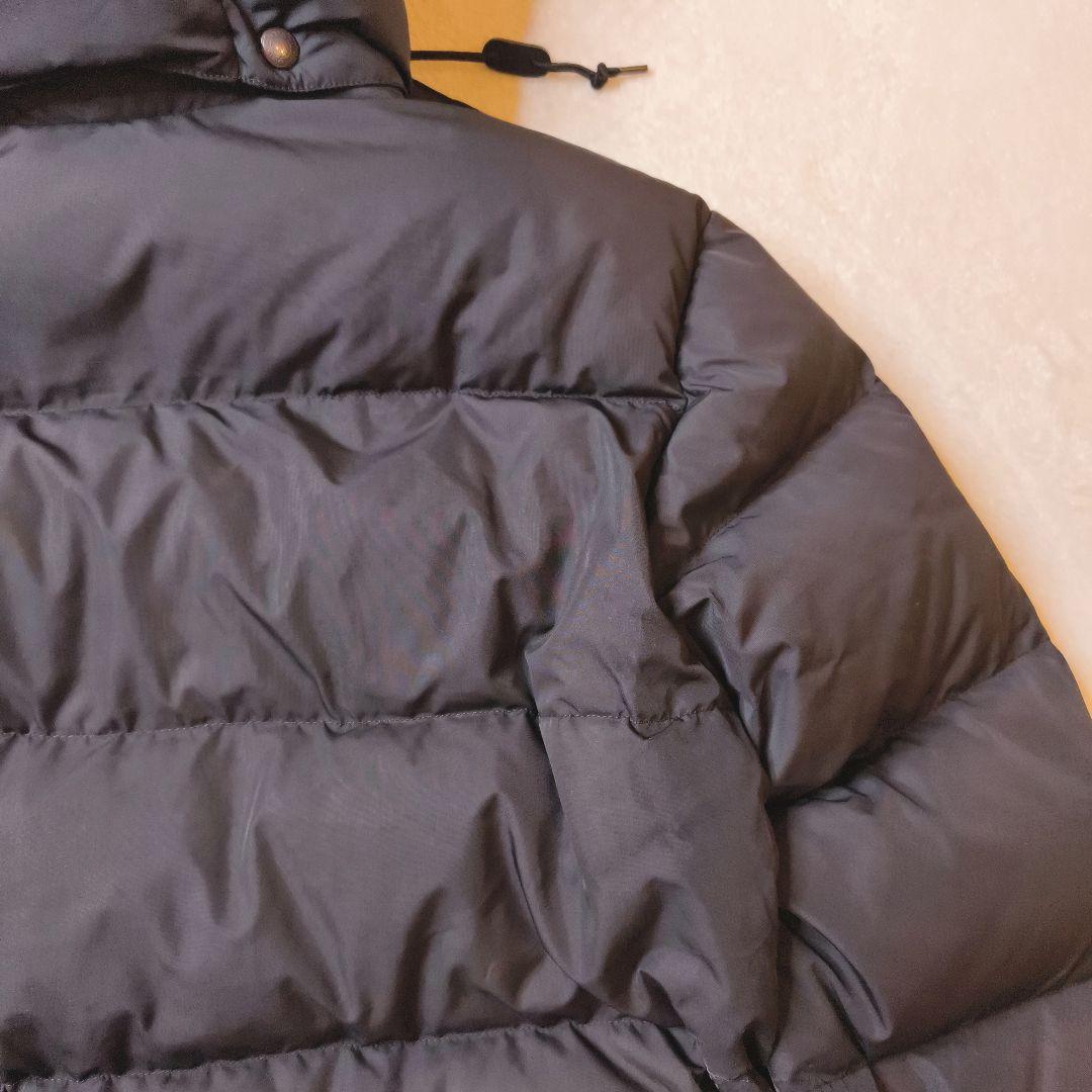 ポロラルフローレン ダウンジャケット 黒 M 刺繍ロゴ 肉厚