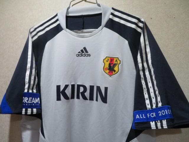 支給品　日本代表　キリンKIRIN　アディダス　半袖ユニフォーム
