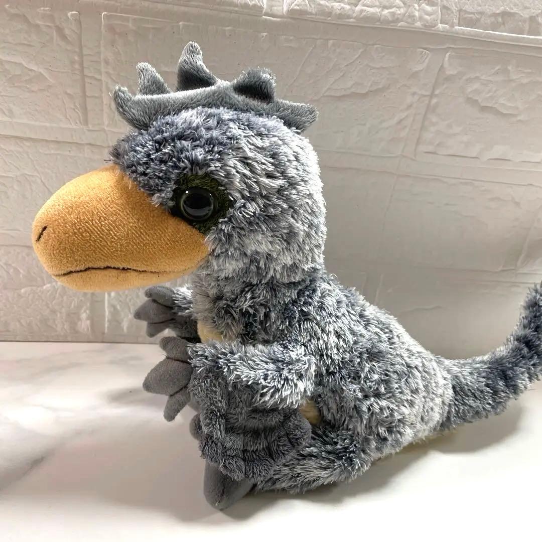 恐竜　トロオドフォルモスス　鳥類　ぬいぐるみ　激レア　グレー　匿名配送