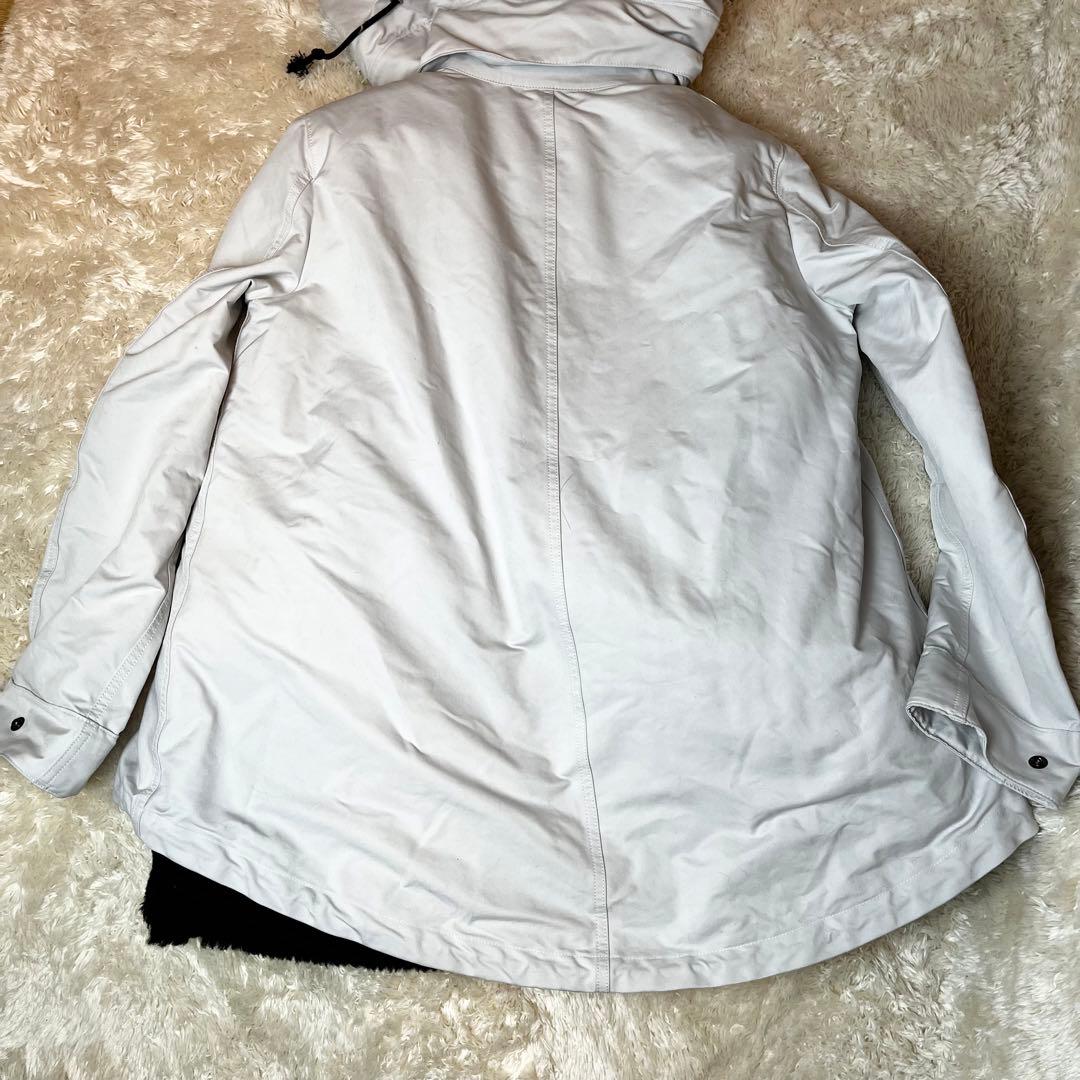 The Reracs リラクス　モッズコート　ボア　ライナー　アイボリー　多機能