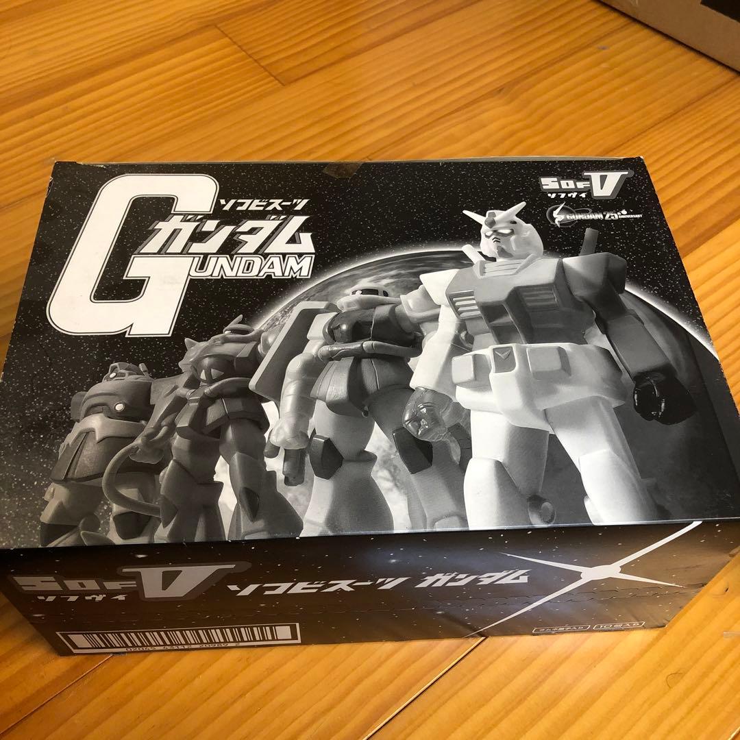 【希少箱未開封】ソフビスーツガンダム　箱ごと10個入り