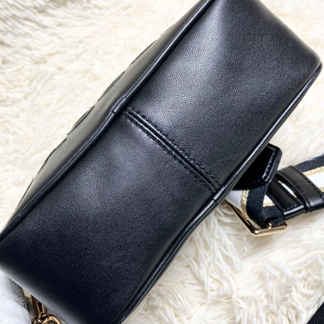 【極美品】マークジェイコブス ＊カメラバッグ レザー ブラック