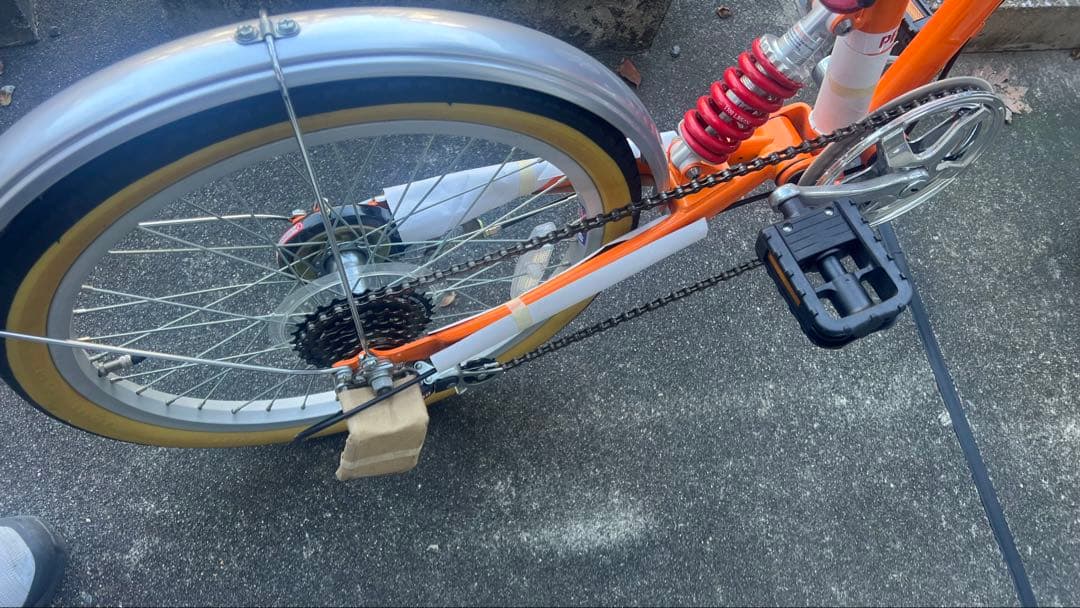 【屋内保管・新品未使用】パーソンズ　20インチ折り畳み自転車