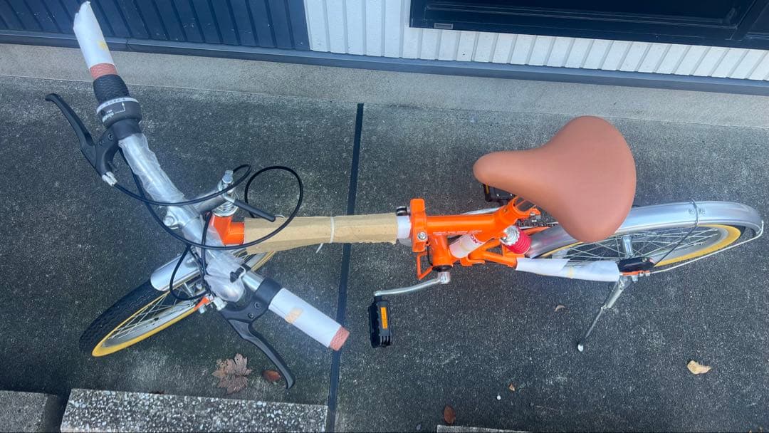 【屋内保管・新品未使用】パーソンズ　20インチ折り畳み自転車