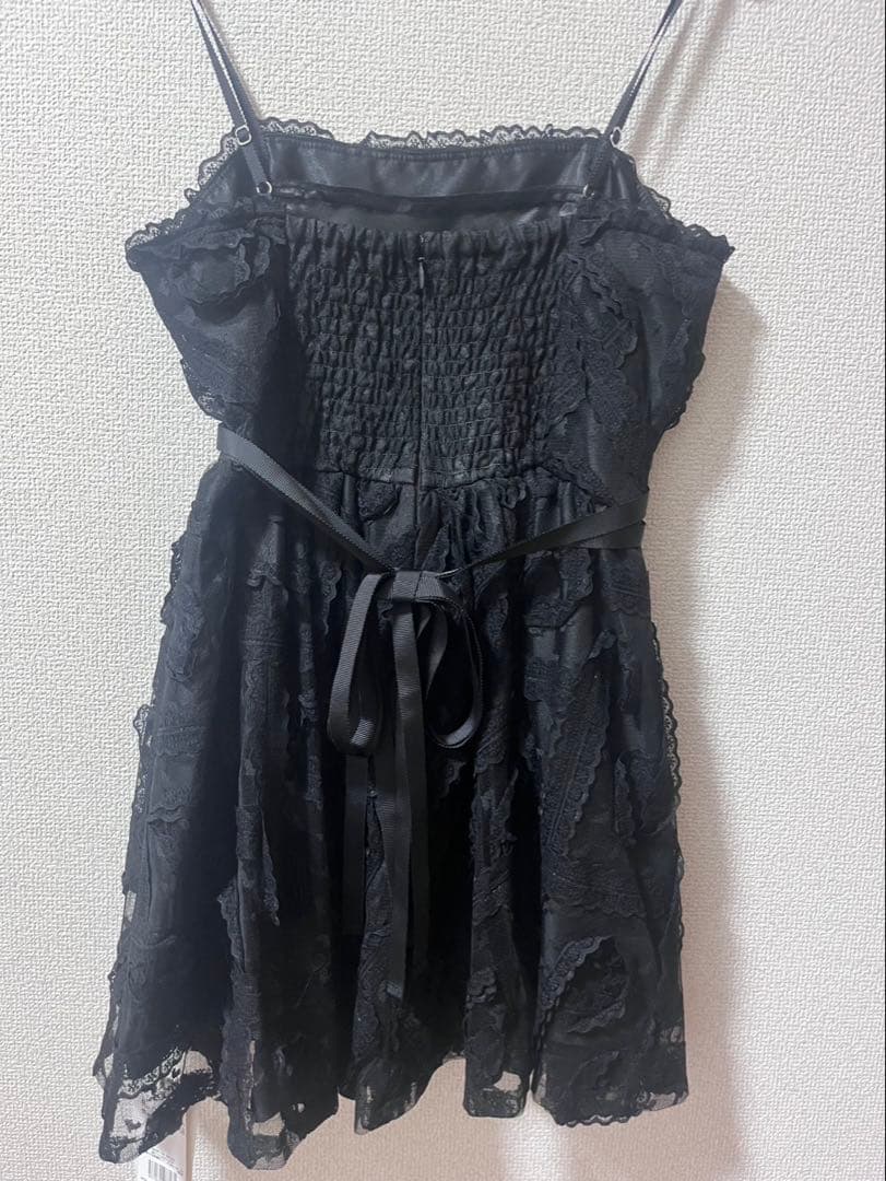 SNIDEL スナイデル　チュールぺプラムブラウス