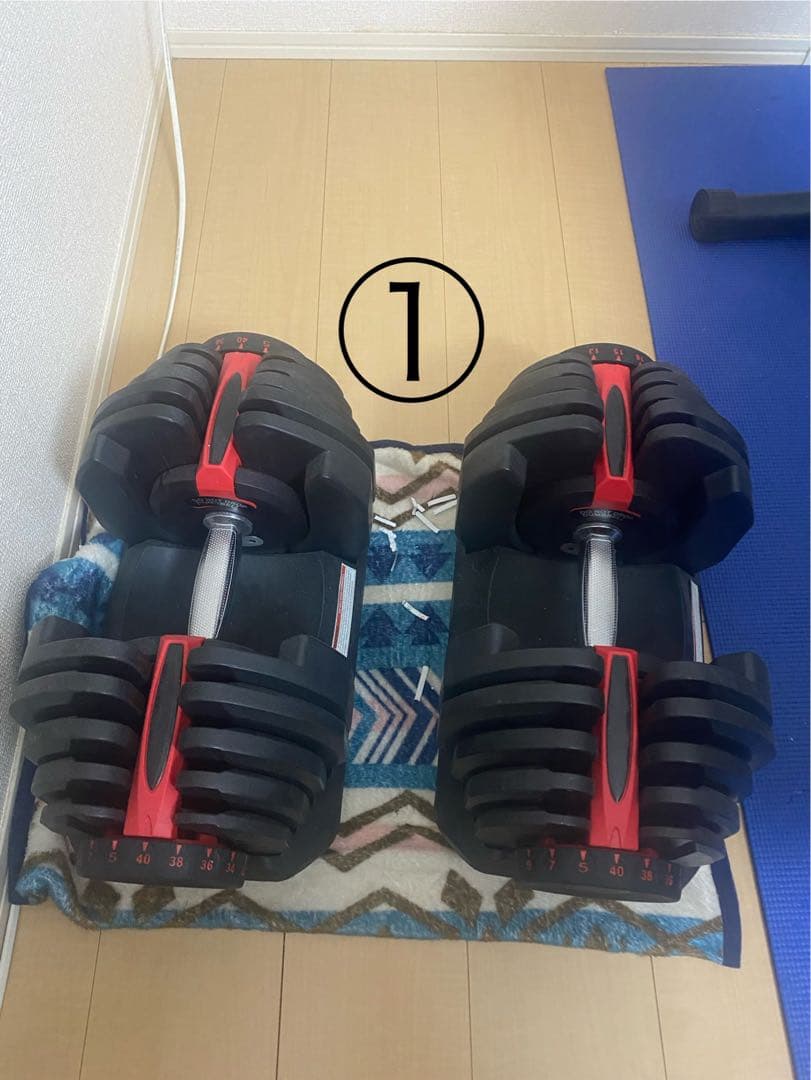40kg 可変式ダンベル 必ず①②同時購入をお願いします