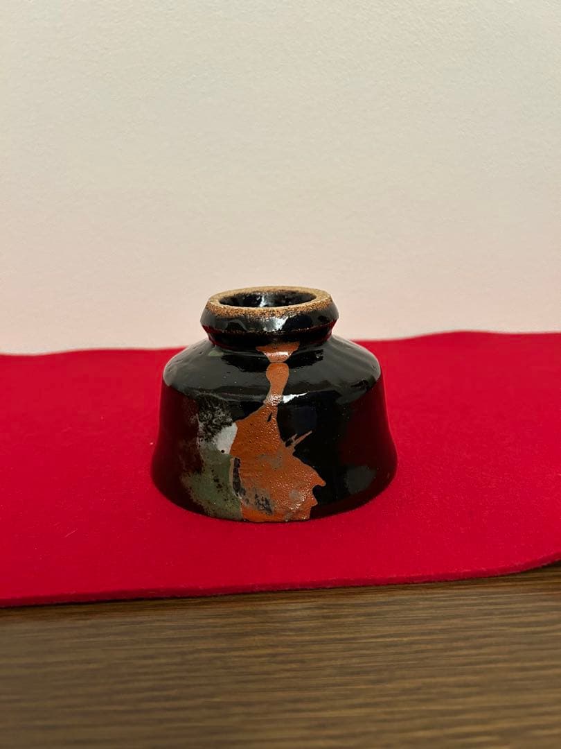 河井寛次郎作　三色椀