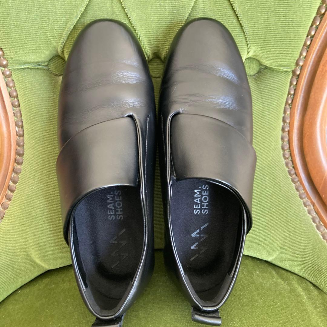 SEAM. SHOES シームシューズMONK レザーシューズ LIGHTソール