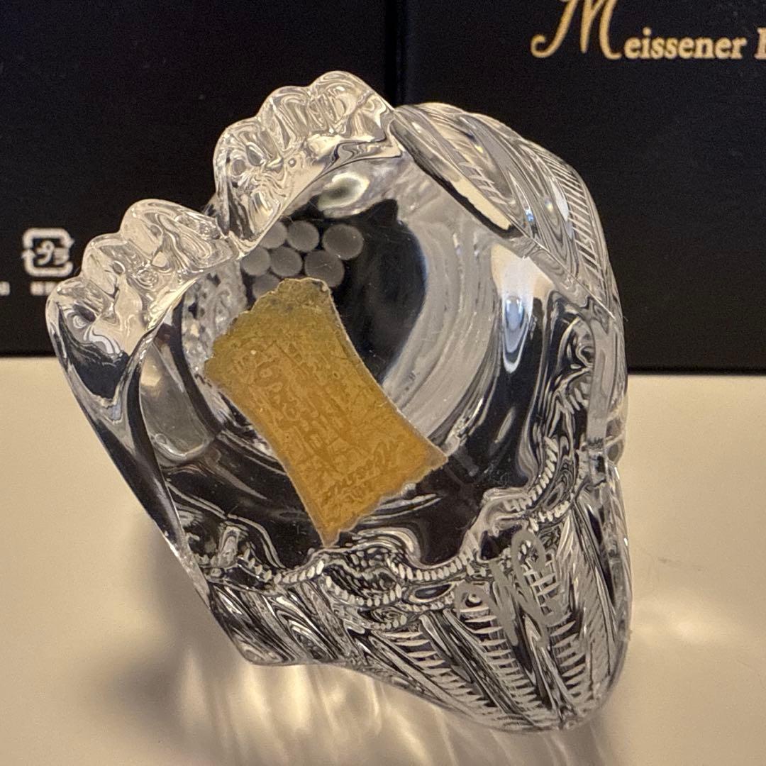 MEISSENER BLEIKRISTALL マイセンクリスタル フクロウ
