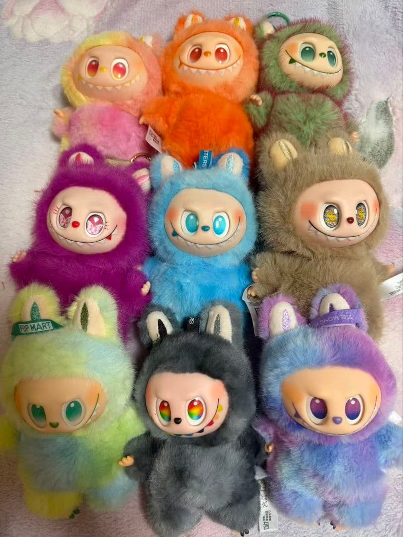 ラブブ labubuぬいぐるみ9点