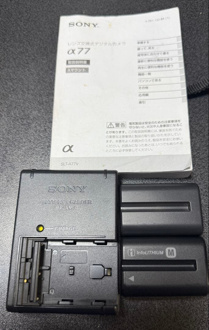 SONY α77 キットレンズ、シグマの望遠付き！