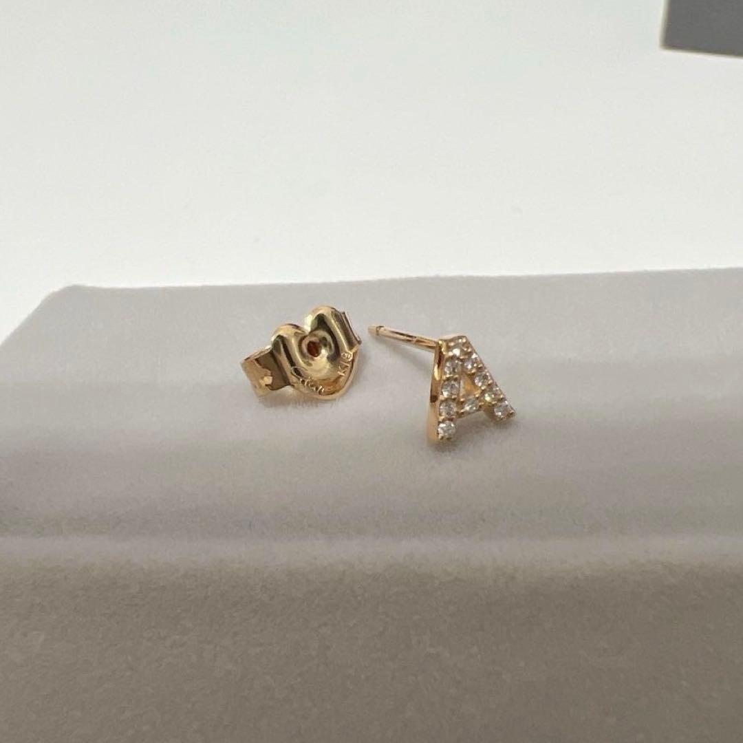 値下げ❣️ STAR JEWELRY イニシャル ピアス 「A」 片耳用ピアス