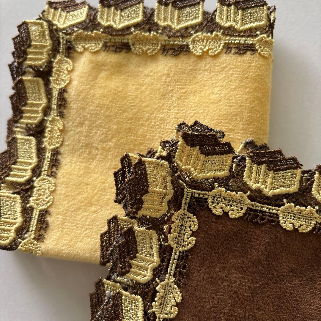 新品未使用　近沢レース福砂屋コラボタオルハンカチ2枚セット