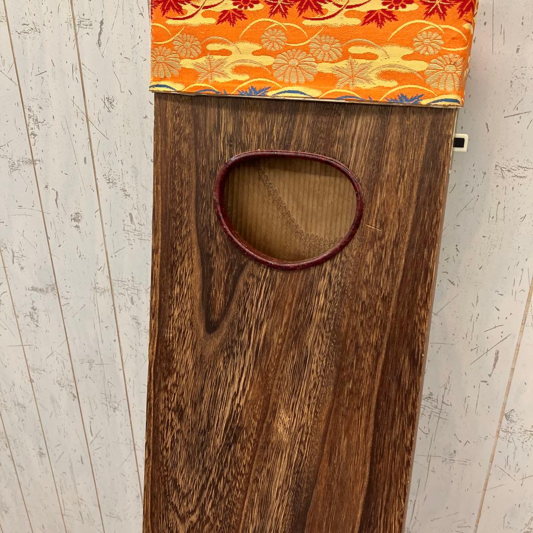 昭和レトロ すだれ掘り 13弦 伝統琴 琴 弦楽器 和楽器 ソフトケース付き