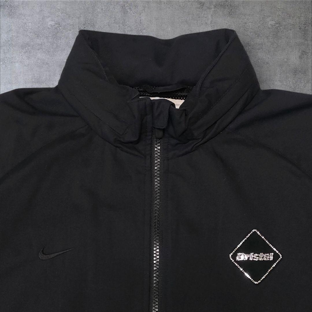 美品 FCRB ブリストル NIKE ナイキ ラインストーン ジャケット 黒 M