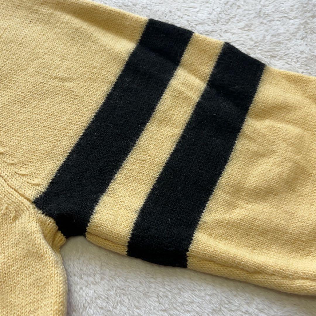 美品　パーリーゲイツ　ニット　ウール　毛　レオパード　ヒョウ　ベージュ　豹　L