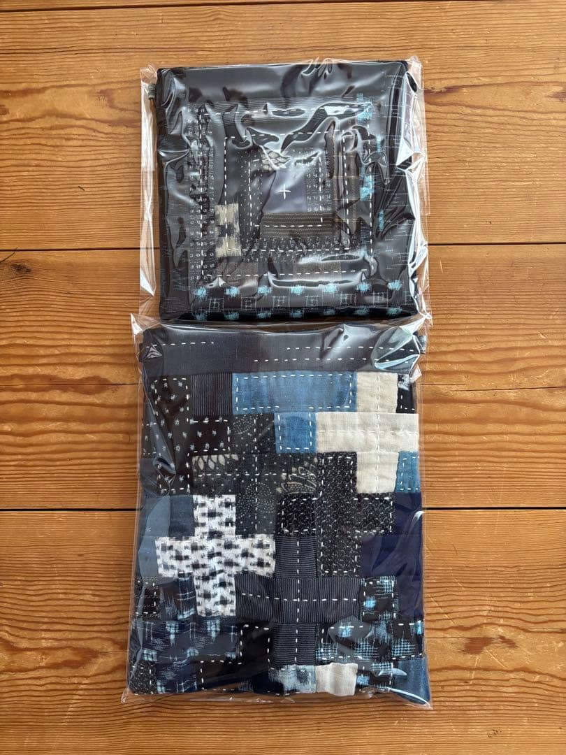 古布　書生絣　ショルダー紐　ハンドメイド