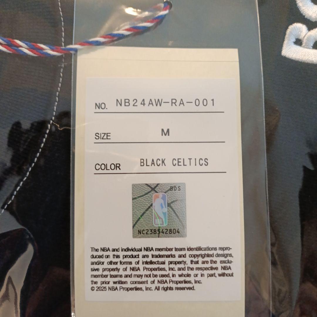 NBA 別注 チーム レタリング スウェット Celtics ブラック　M