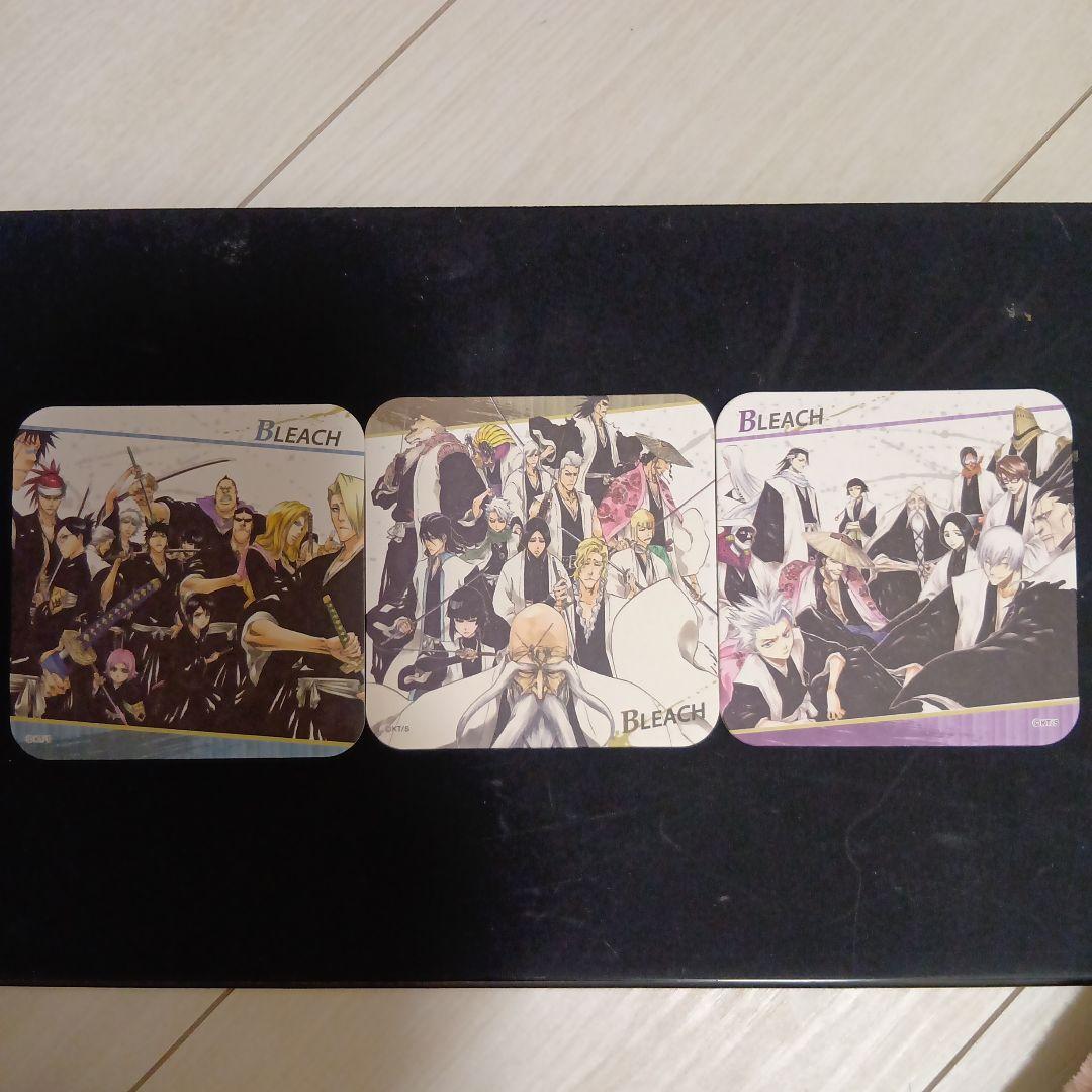 BLEACH 護廷十三隊　コースター 3枚　ジャンプフェスタ2017限定品