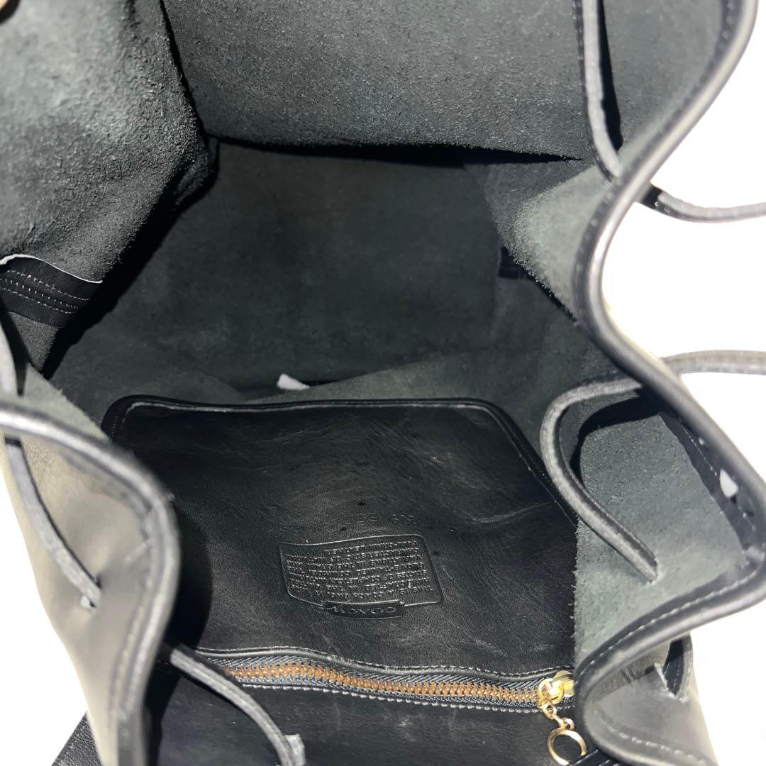 OLD COACH オールドコーチ 9929 巾着型 ブラック