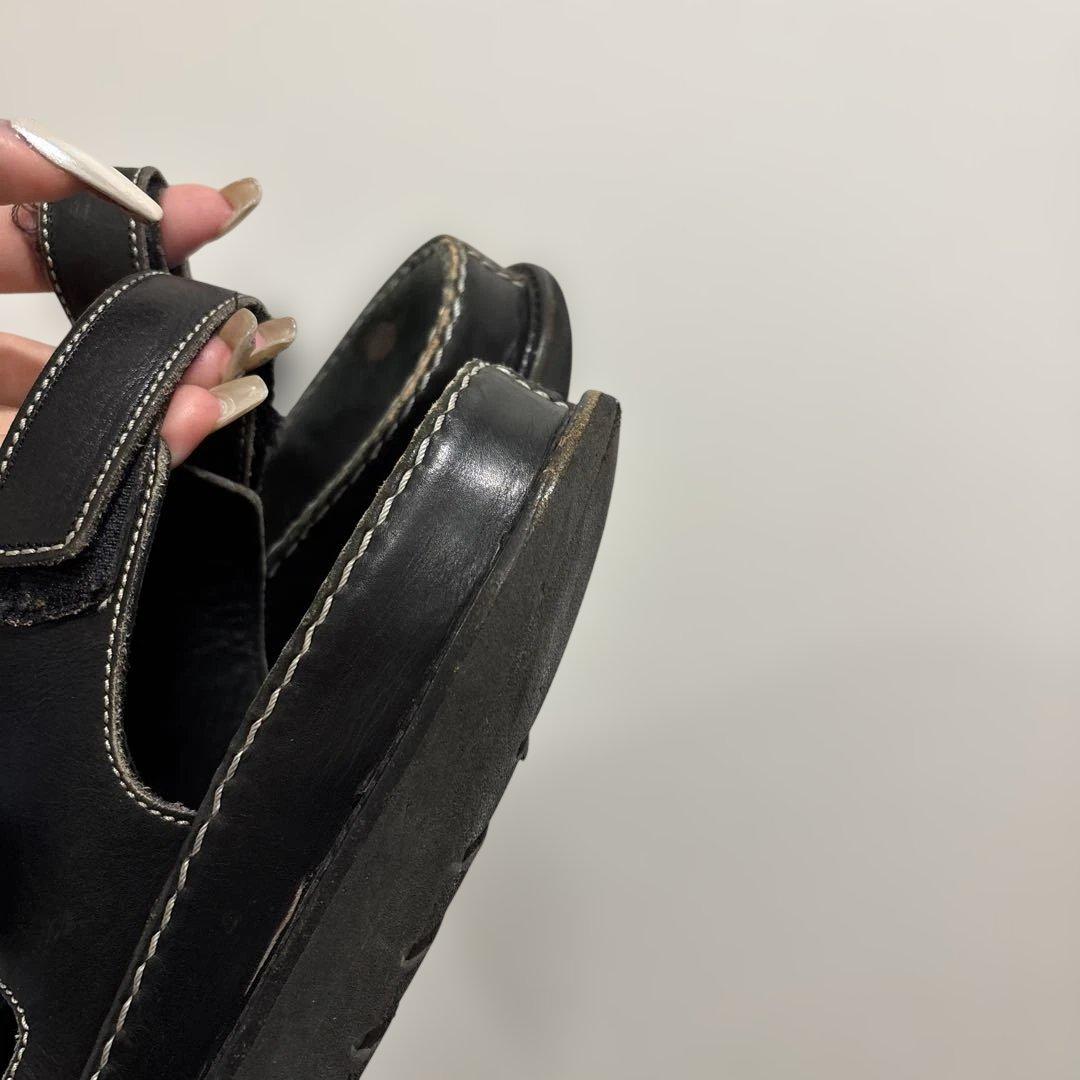 Chanel ブラック スポーツサンダル