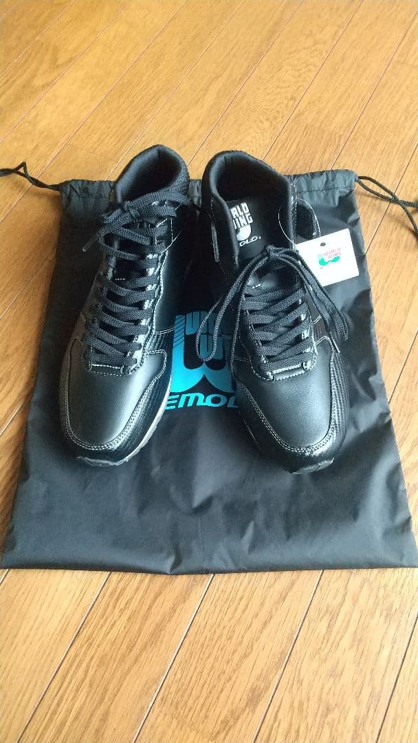 ​【試着のみ・タグ付】ビモロシューズ BEMOLO 27.5cm ハイカット 黒