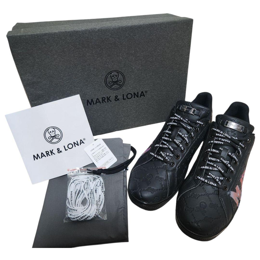 【大幅値下げ✨️28㎝】マーク＆ロナ エアロゾル ブラック×グラデ スカル 新品