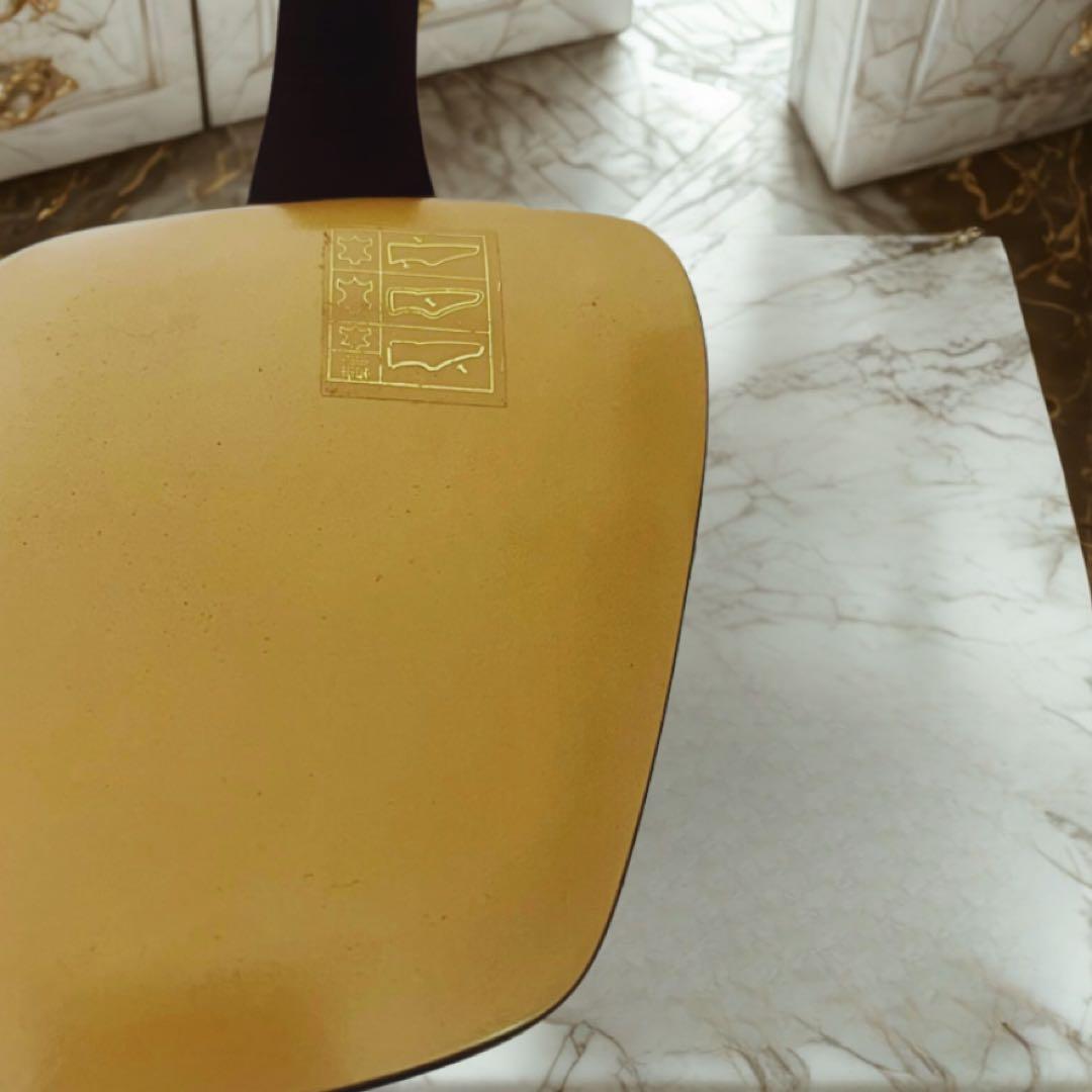 GUCCI サンダルGGキャンパス　ウッドリボンヒール　ブラック