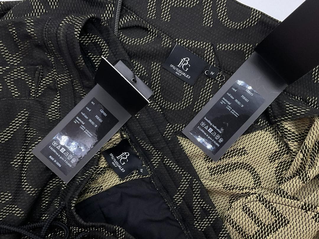 【未使用品】1PIU1UGUALE3　GOLF ダイアゴナルロゴセットアップ 4