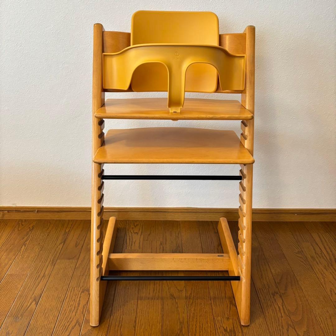 ストッケ　トリップ トラップ　ベビーチェア+ベビーセット　ナチュラル