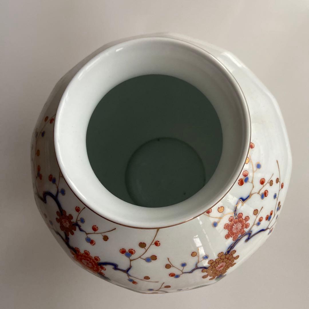 蔵出し！昭和レトロ・アンティーク【　宮内庁御用達　深川製磁　面取12花生　】