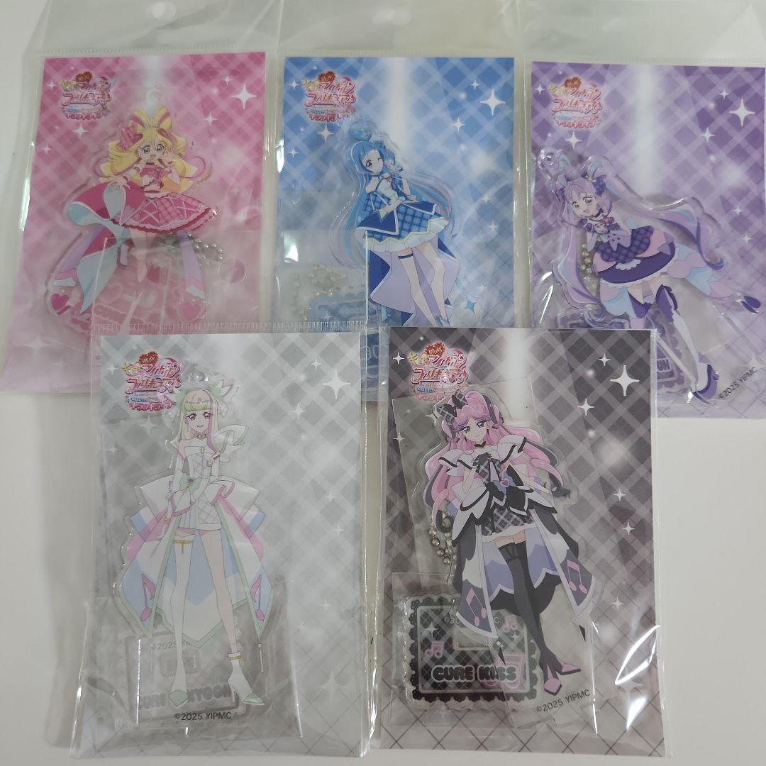 キミとアイドルプリキュア　ランドマークタワー限定　アクリルスタンド　全5種セット