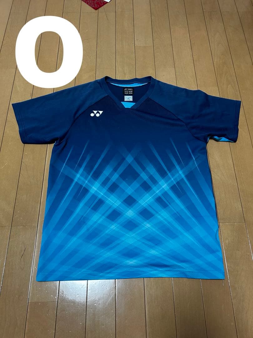 ヨネックス 半袖シャツ 青 グラデーション