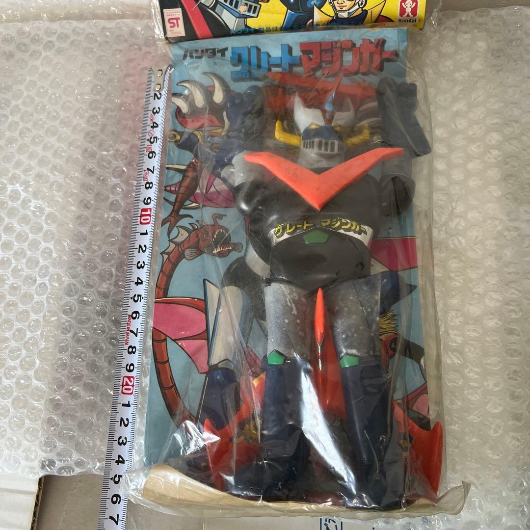 ⚠️デッドストック　グレートマジンガー　スタンダードサイズ　旧バンダイ　ソフビ