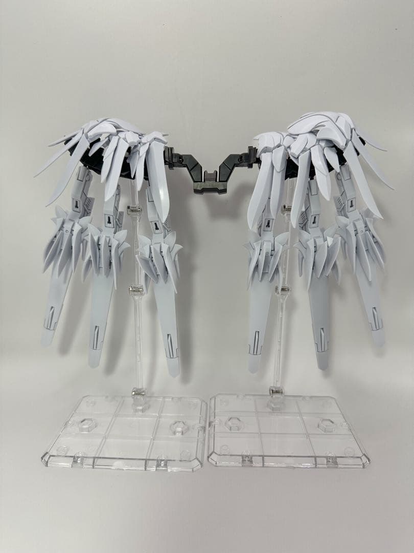 全塗装完成品+金属フレーム　MGウイングガンダムゼロEW セラフィムユニット